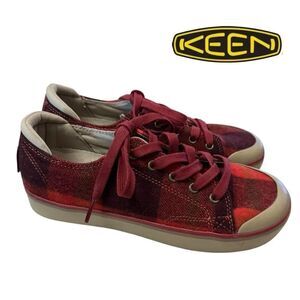 Keen Elsa Women's Fleece Buffalo Plaid Wool Shoes Sneakers 7.5